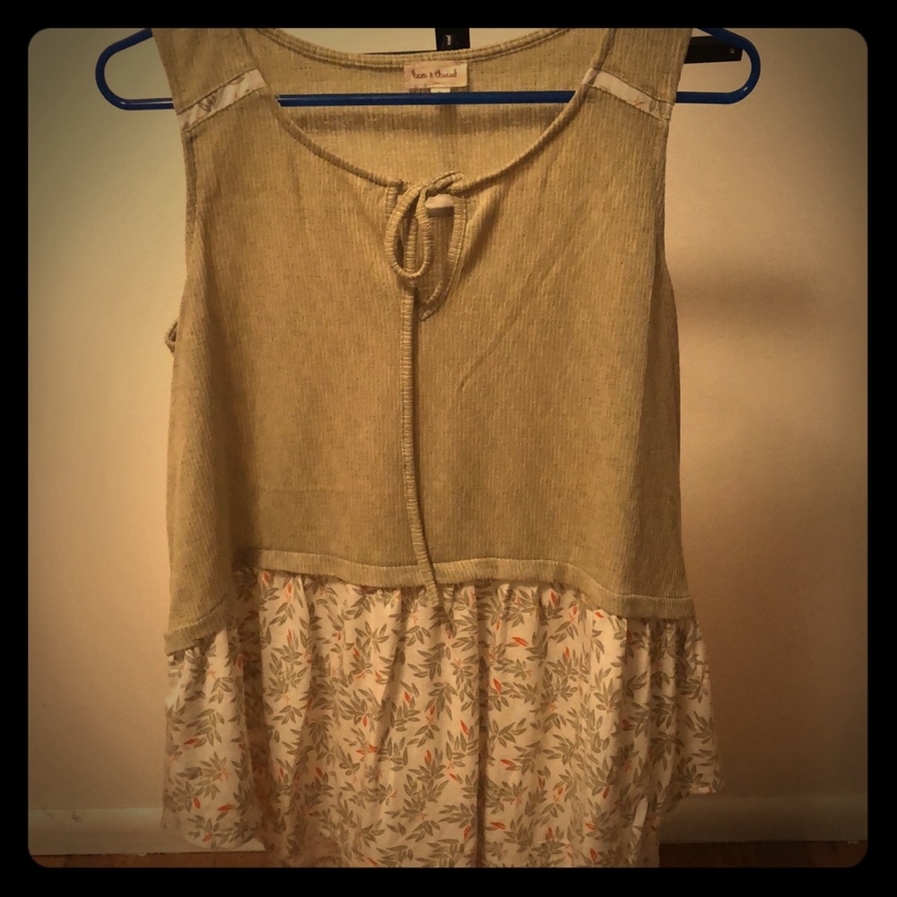 Green Summer Tank Top